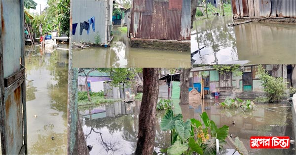 নাসিক ২৪নং ওয়ার্ডে পানিবন্দি শতাধিক পরিবার