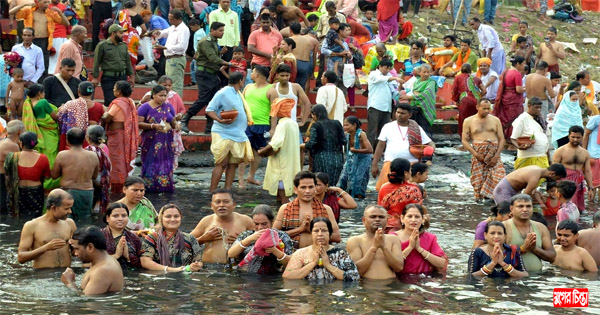 লাঙ্গলবন্দে শেষ হলো দুইদিনব্যাপী মহাঅষ্টমী স্নানোৎসব