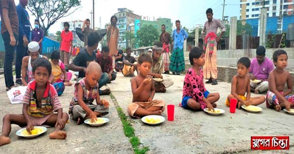 ছিন্নমূলদের ভরপেট খাবার কার্যক্রমে ওসির বাধা, স্থান পরিবর্তন