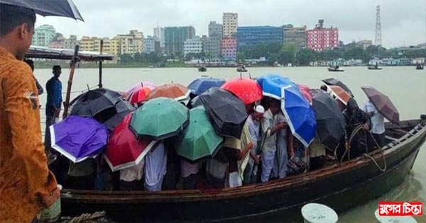 ঘূর্ণিঝড় সিত্রাংয়ে শীতলক্ষ্যা পারাপারে ভোগান্তি