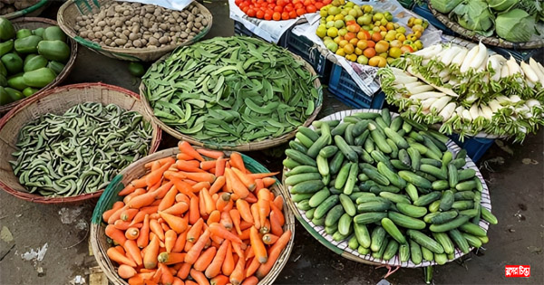 সপ্তাহের ব্যবধানে আবারও চড়া সবজির বাজার