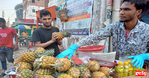 রমজানে চাহিদা বাড়ায় তিন গুণ দামে আনারস