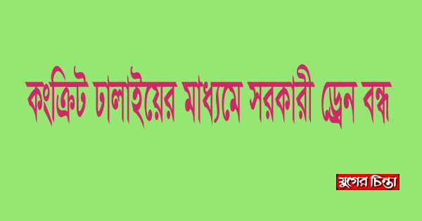 ফতুল্লায় সরকারী ড্রেনের কাজ বন্ধ করে দিয়েছে সন্ত্রাসীরা