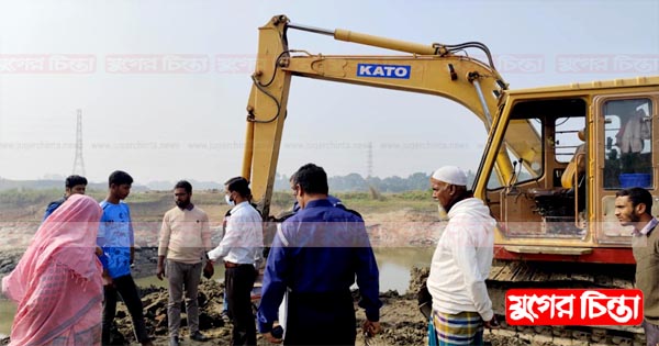 বন্দরে মাটি কেটে ইটভাটায় বিক্রি করায় ৫ লাখ টাকা জরিমানা