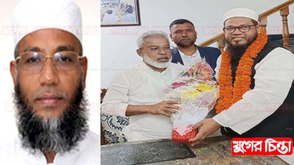 বিএনপির মান্নানকে ফুলের মালা শিবলীর